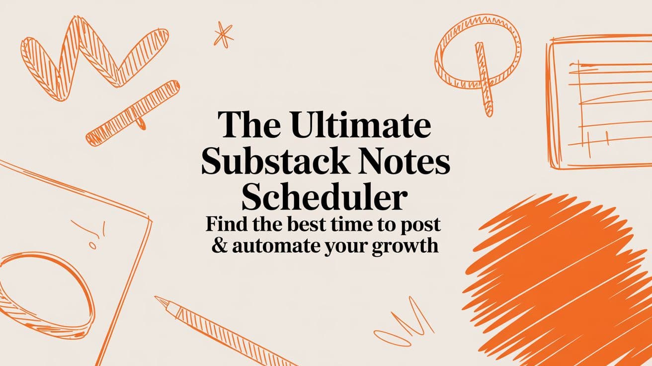 The Ultimate Substack Notes Scheduler: Find the Best Time to Post & Automate Your Growth