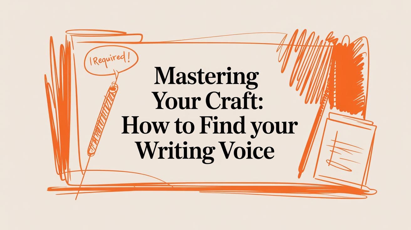 Mastering Your Craft: How to Find Your Writing Voice