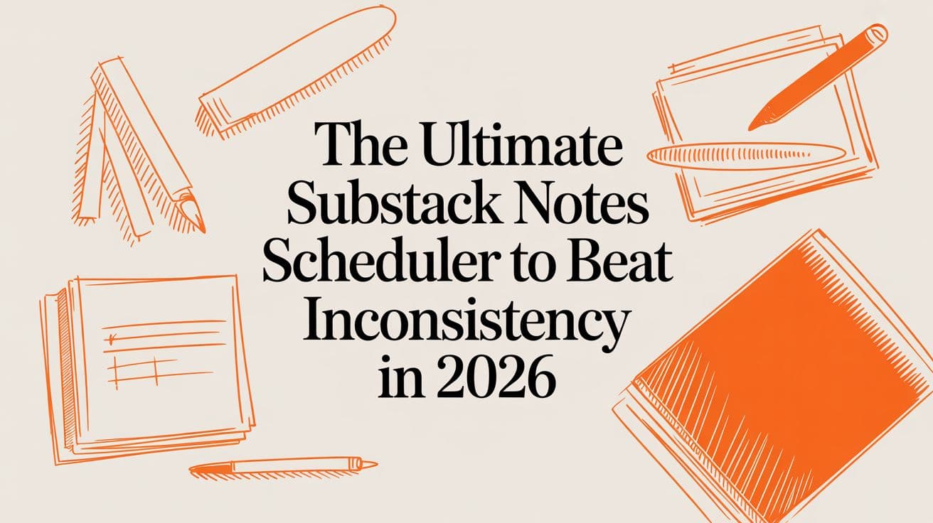 The Ultimate Substack Notes Scheduler to Beat Inconsistency in 2026