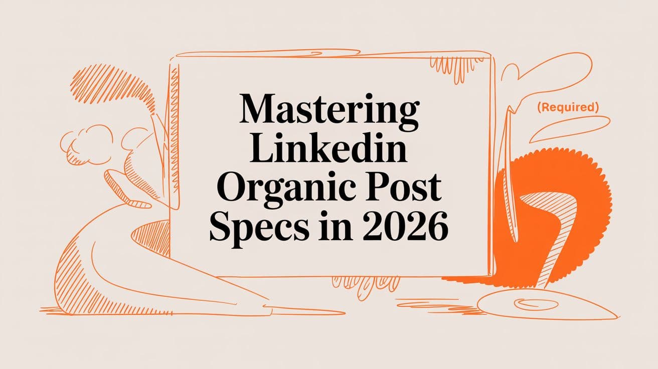 Mastering LinkedIn Organic Post Specs in 2026