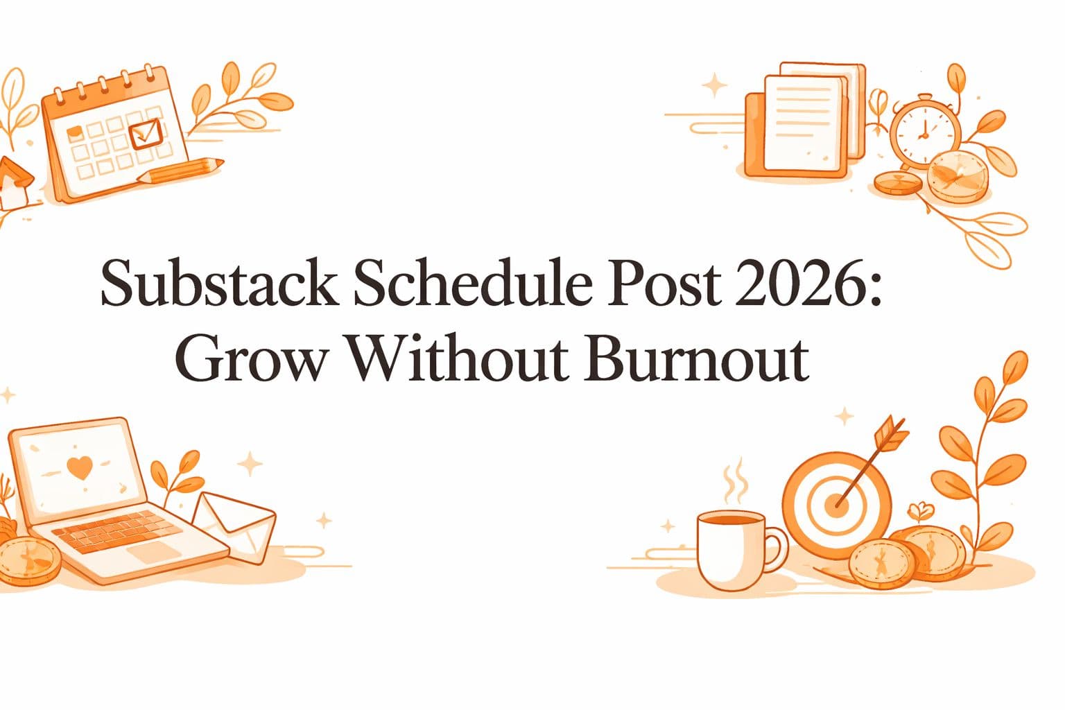 Substack Schedule Post 2026: Grow Without Burnout