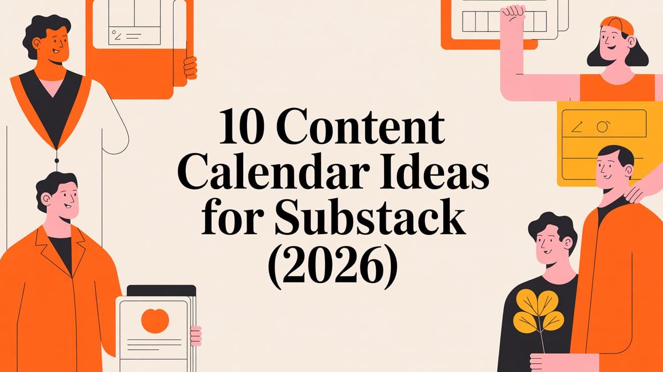 10 Content Calendar Ideas for Substack (2026)