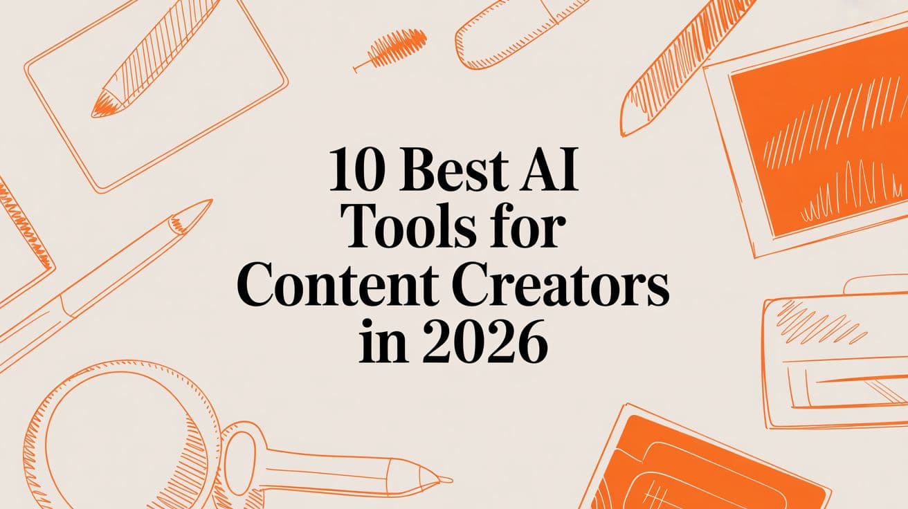 10 Best AI Tools for Content Creators in 2026