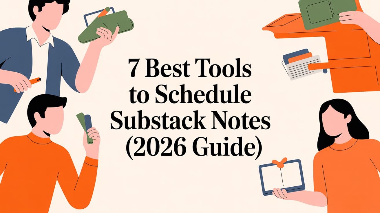 7 Best Tools to Schedule Substack Notes (2026 Guide)