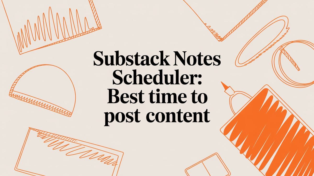 Substack Notes Scheduler: Best Time to Post Content