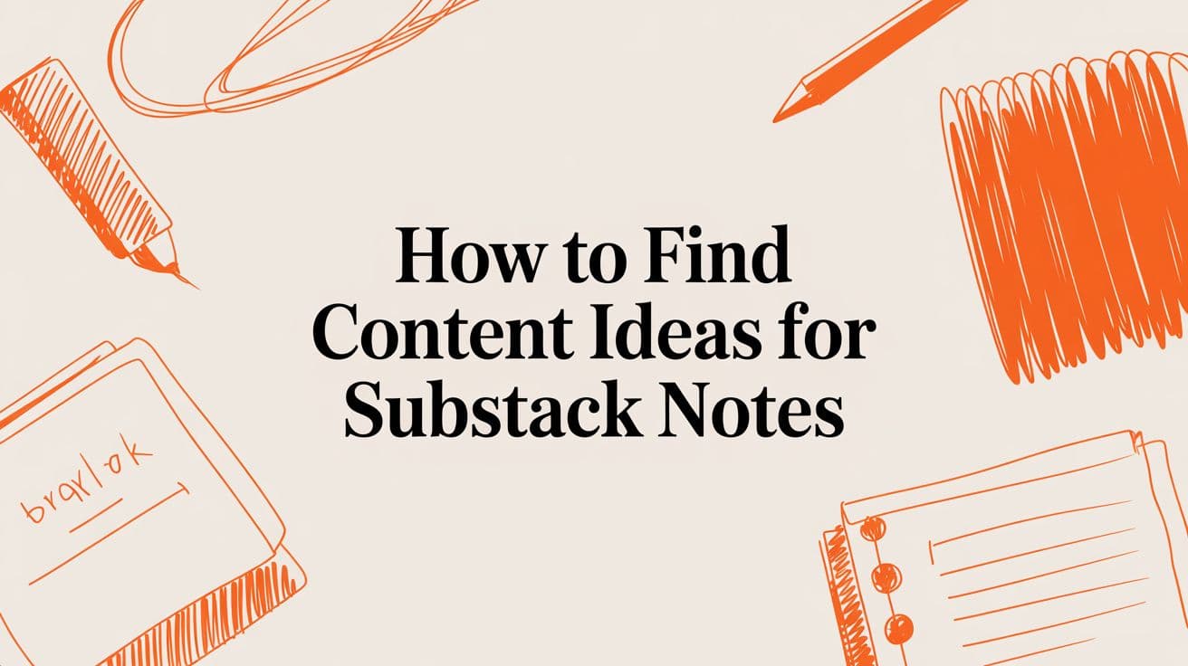How to Find Content Ideas for Substack Notes