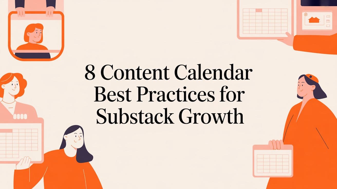 8 Content Calendar Best Practices for Substack Growth