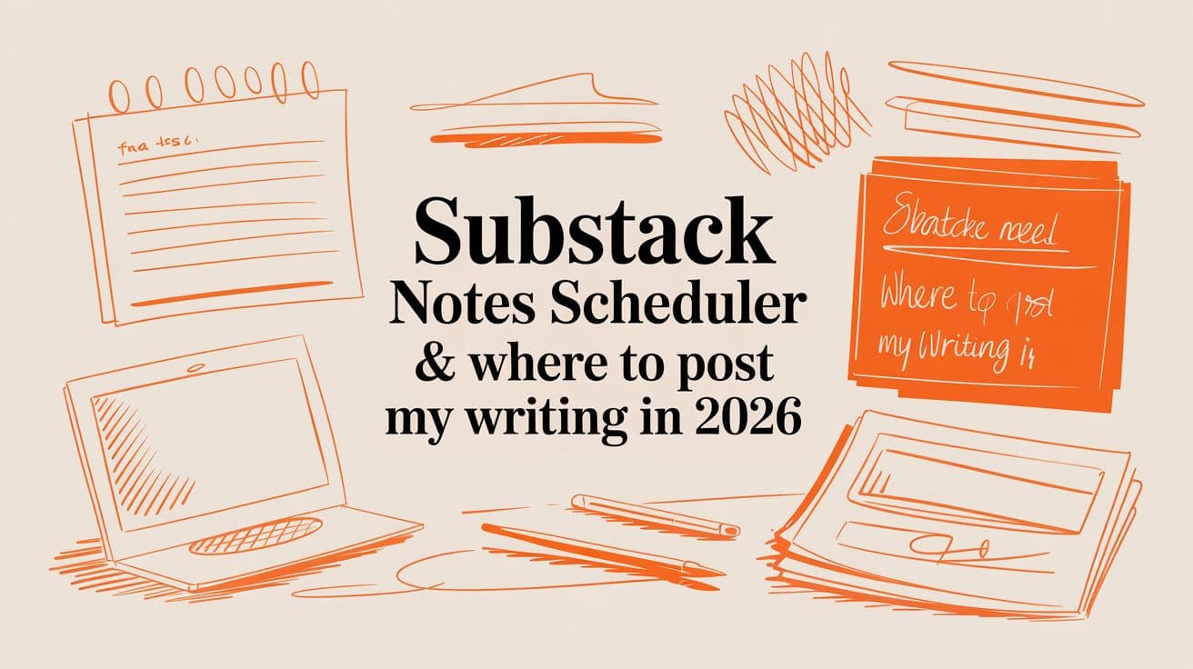 Substack Notes Scheduler & Where to Post My Writing in 2026