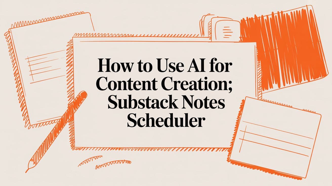 How to Use AI for Content Creation: Substack Notes Scheduler