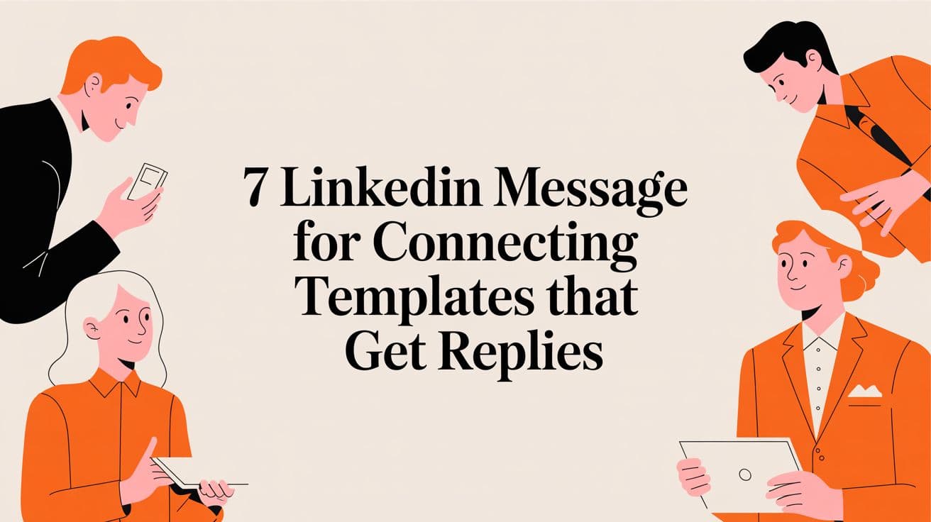 7 LinkedIn Message for Connecting Templates That Get Replies